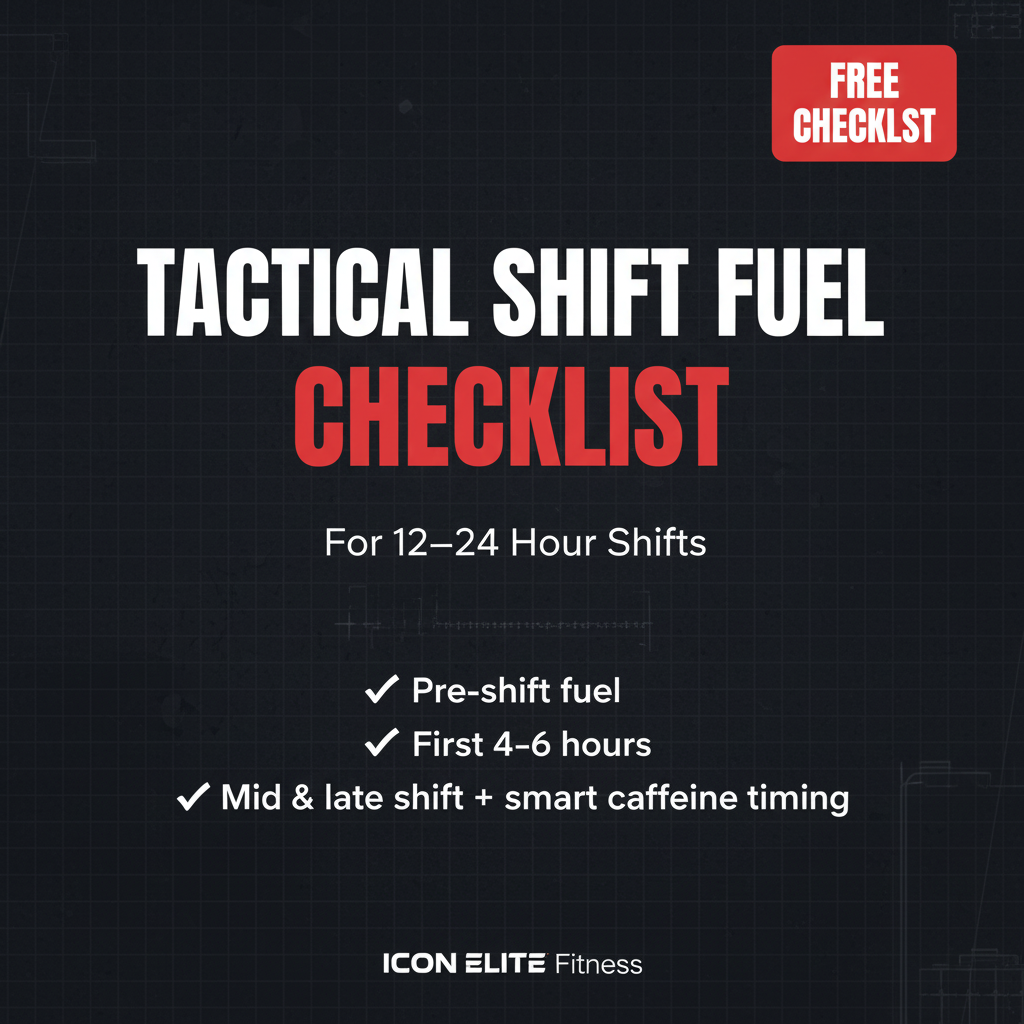 Fuel for a 24-Hour Shift: Tactical Nutrition for Heroes Who Can’t Tap Out
