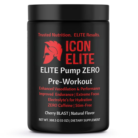 ELITE Pump ZERO Pre-Workout Cherry Blast