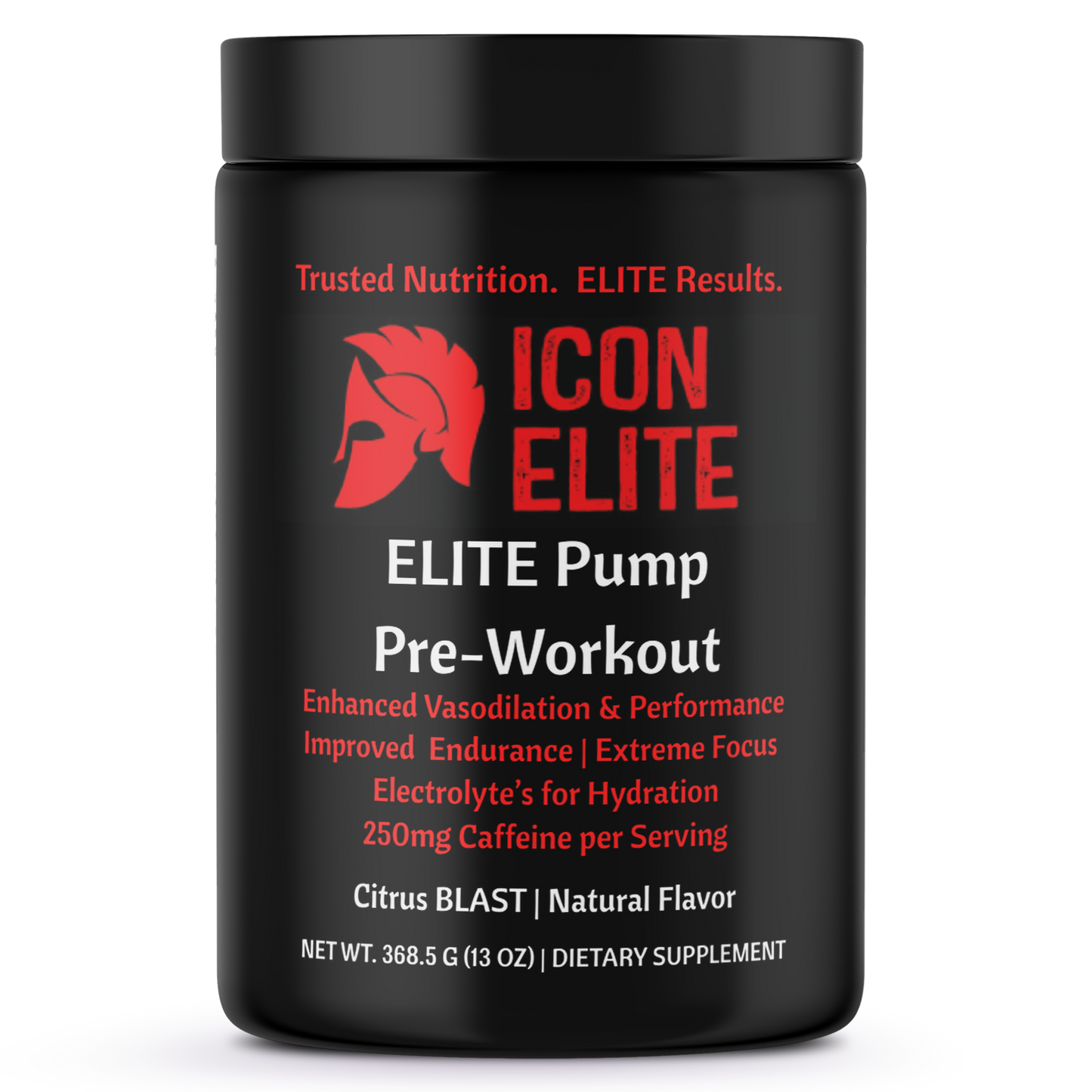 ELITE Pump Pre-Workout Citrus Blast
