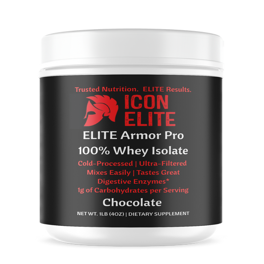 ELITE Armor Pro 100% Whey Isolate Chocolate - 1LB