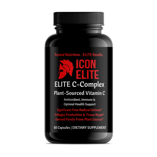 “ELITE C-Complex plant-sourced vitamin C capsules”