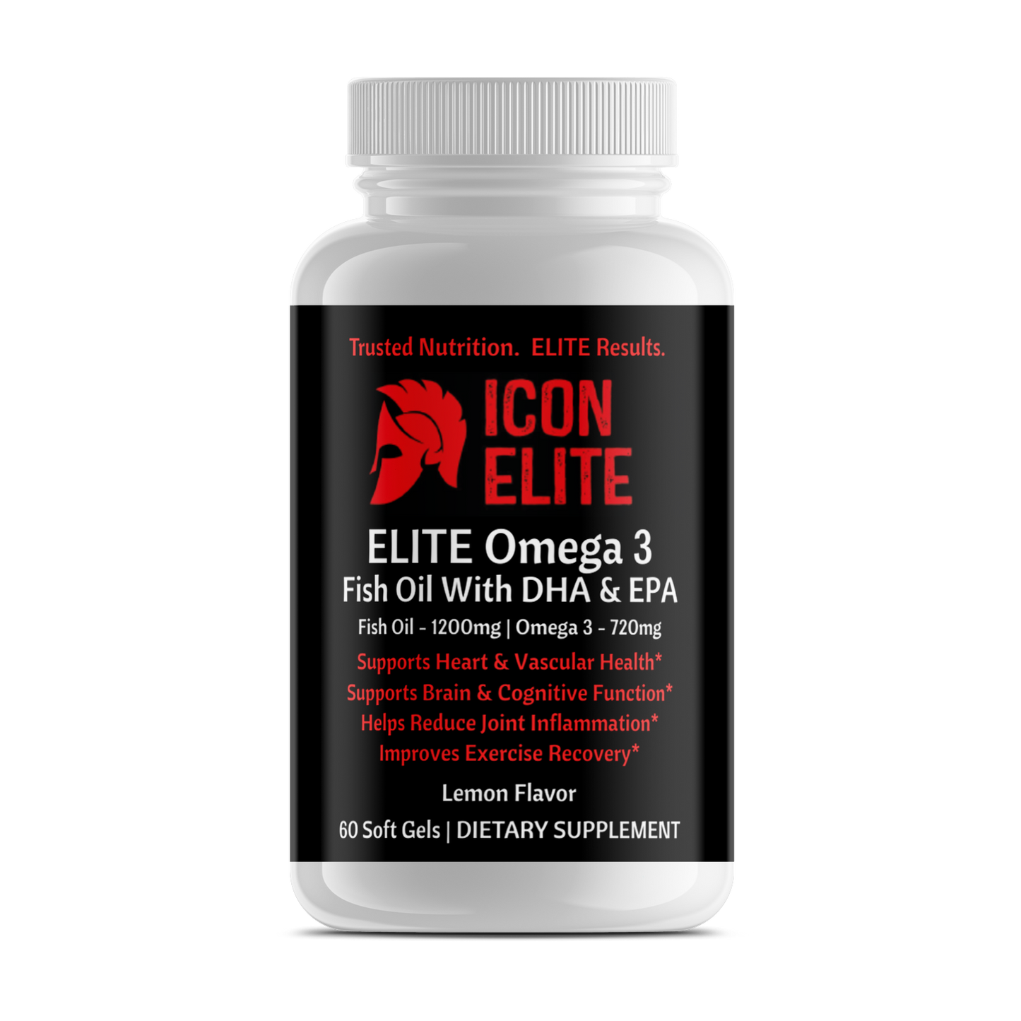 ELITE Omega-3 Fish Oil – EPA & DHA Softgels