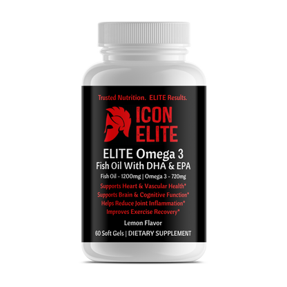 ELITE Omega-3 Fish Oil – EPA & DHA Softgels