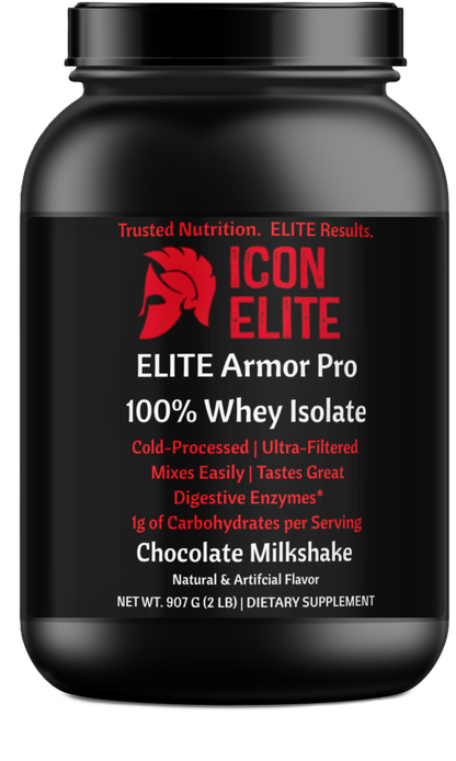 ELITE Armor Pro 100% Whey Isolate Chocolate - 2LB