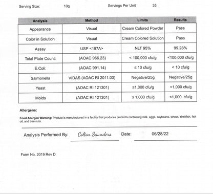 ELITE Collagen Type I & III Grass Fed