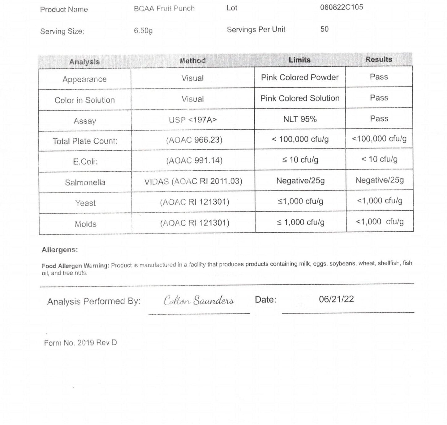 Apex ELITE BCAA (Fruit Punch)