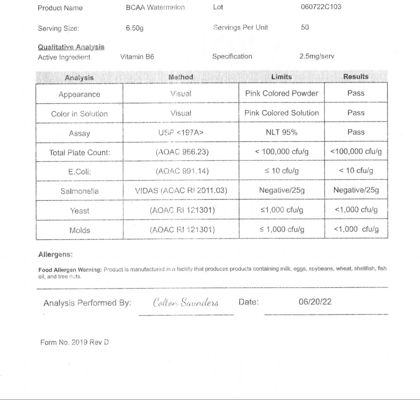 Apex ELITE BCAA (Watermelon)