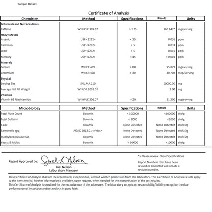 ELITE Power Surge pre-workout powder Fruit Punch