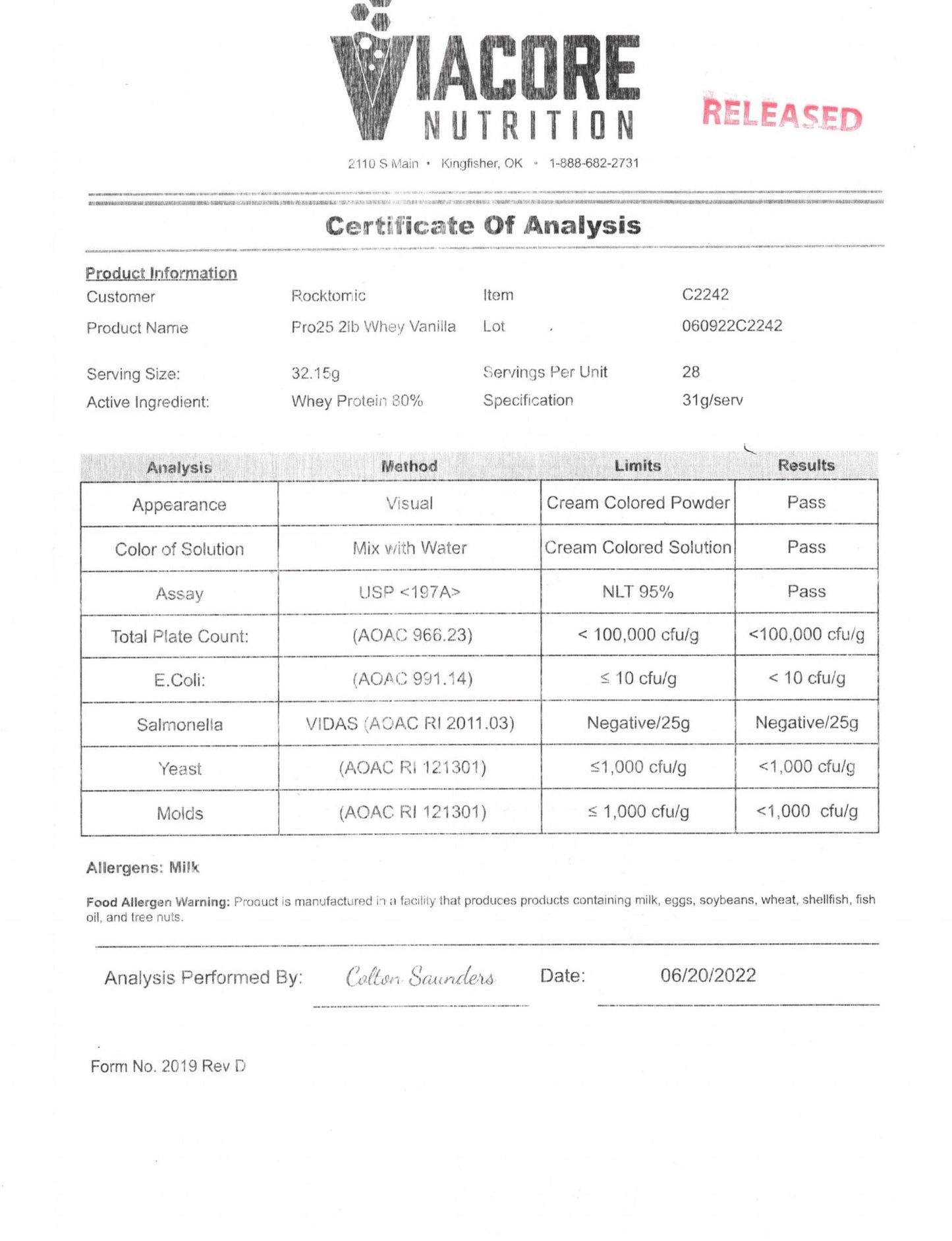 ELITE ARMOR Whey PRO - 2LB Vanilla Milkshake - 24g Protein & 28 Servings