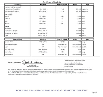 ELITE Omega-3 Fish Oil – EPA & DHA Softgels